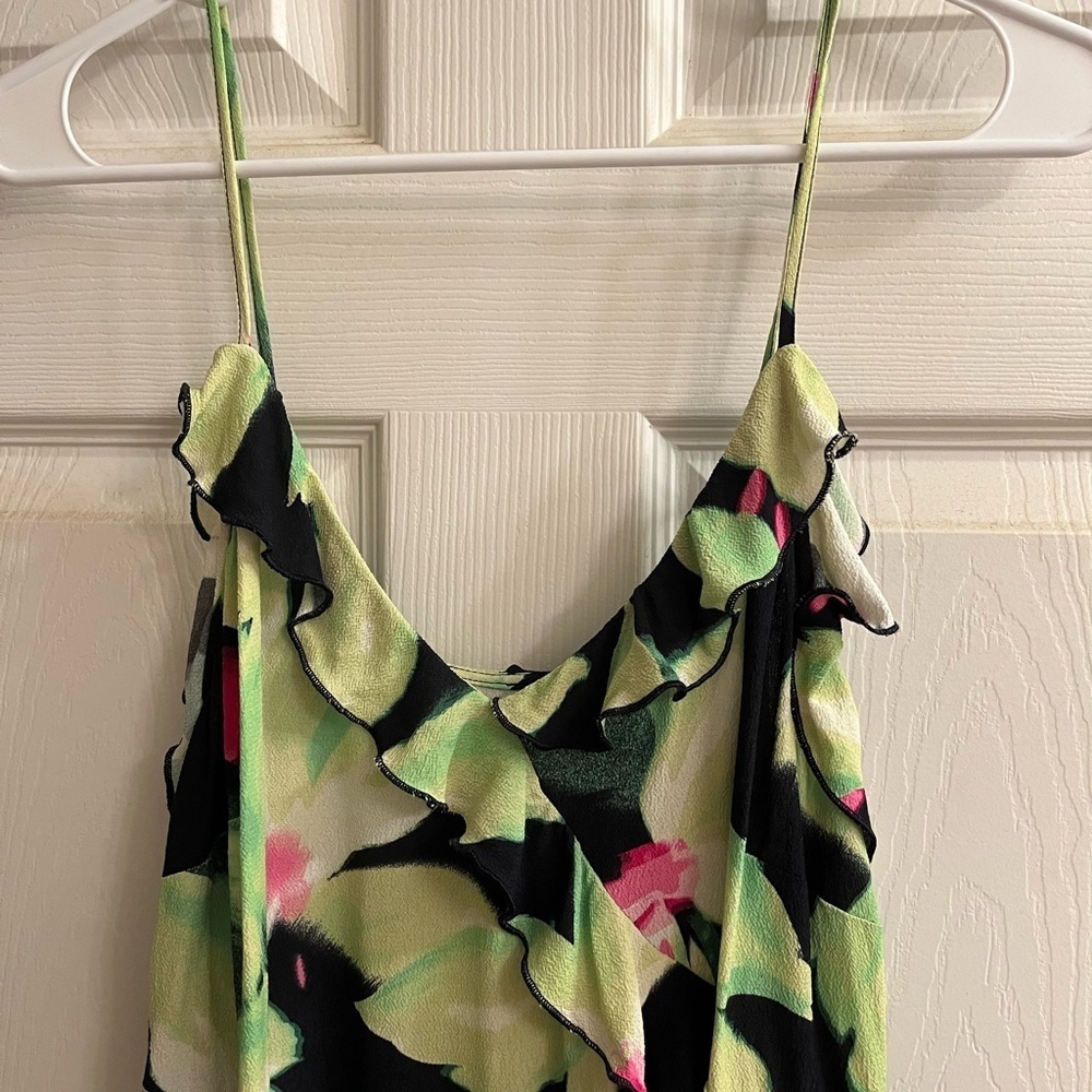 H&M~FLORAL/ TROPICAL~DRESS - Picture 3 of 14